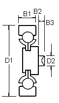 UHタイプ　フルボール　鋼製ベアリング type1